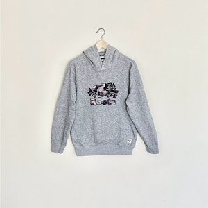 Roots Canada Camo Chenille Gray Hoodie Adult size Large